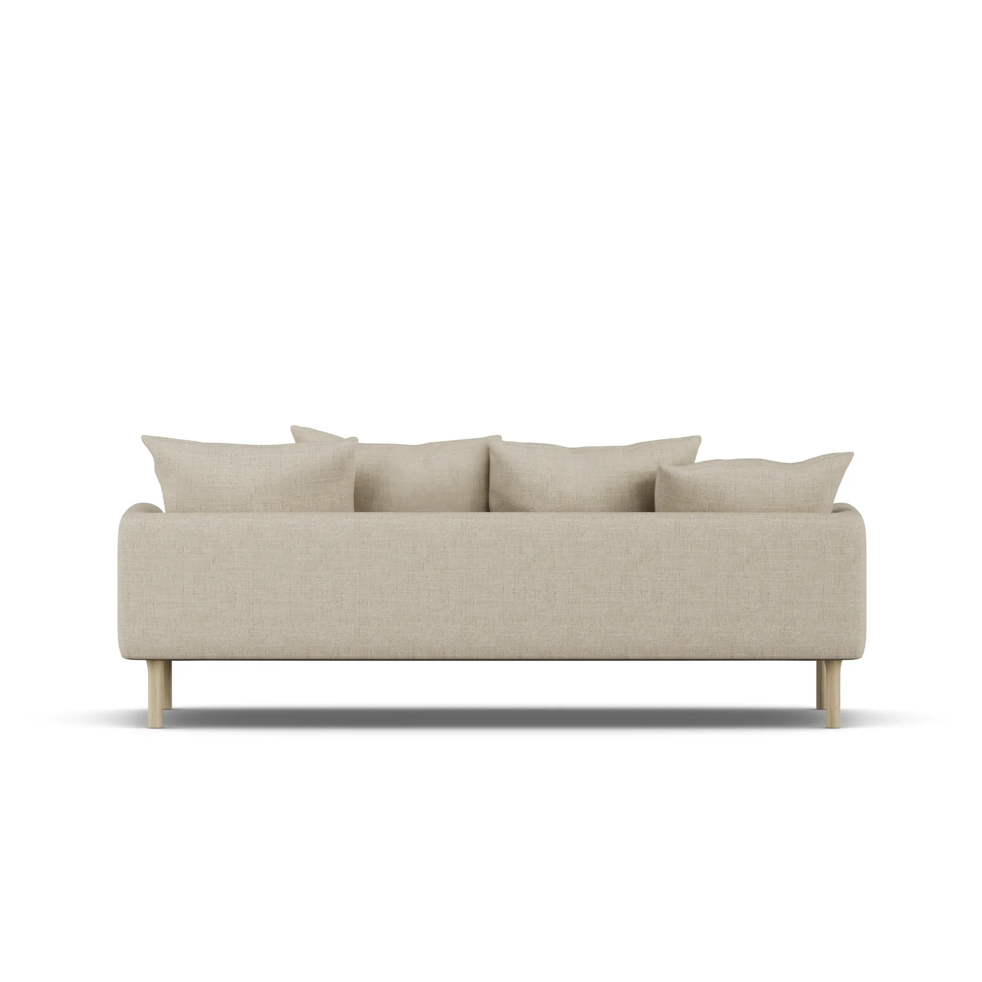 Sjövik sofa, Bern Beige 0341-witgeoliede eiken, 3-zits 1898