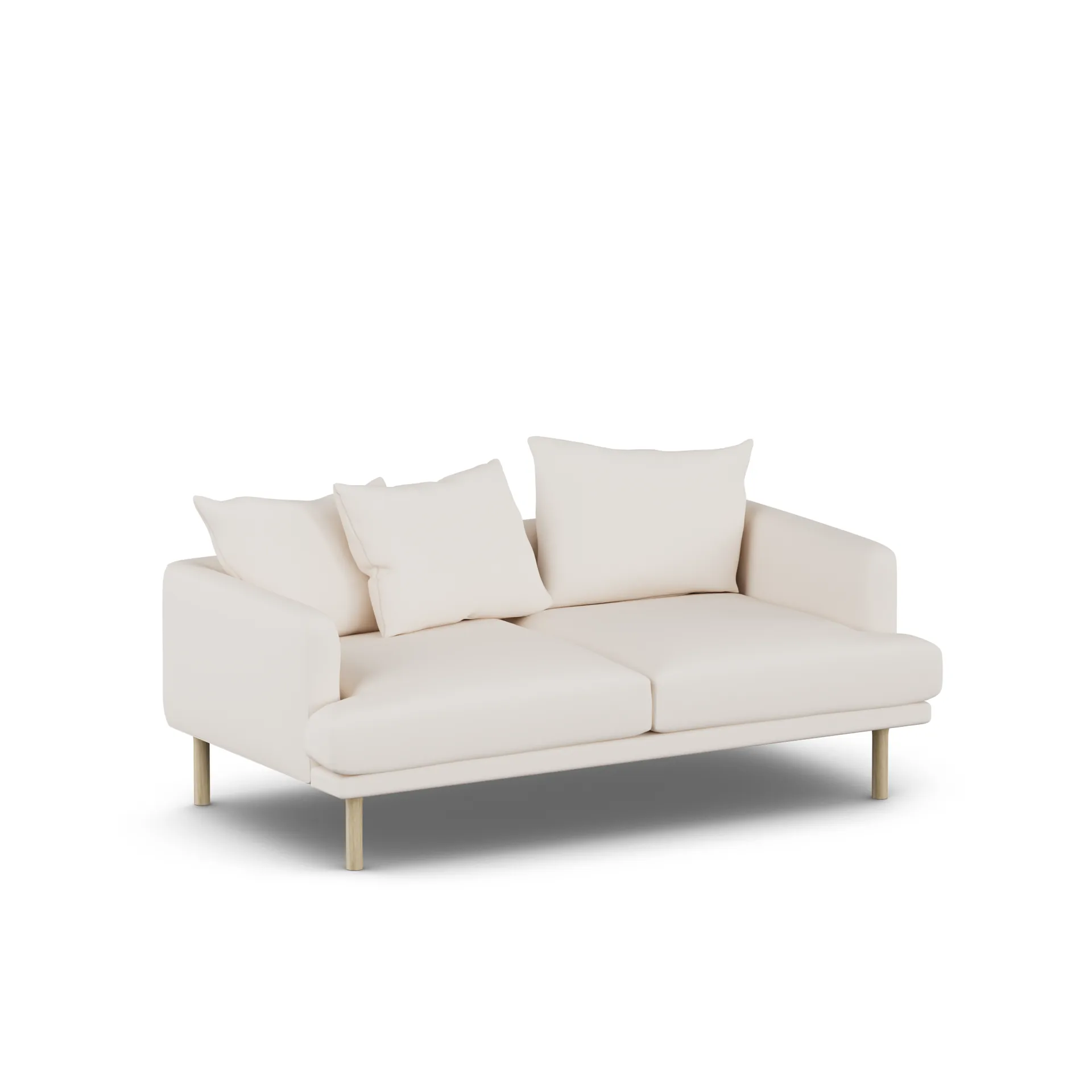 Sjövik sofa, Caleido Beige 9600-witgeoliede eiken, 2,5-zits 1898