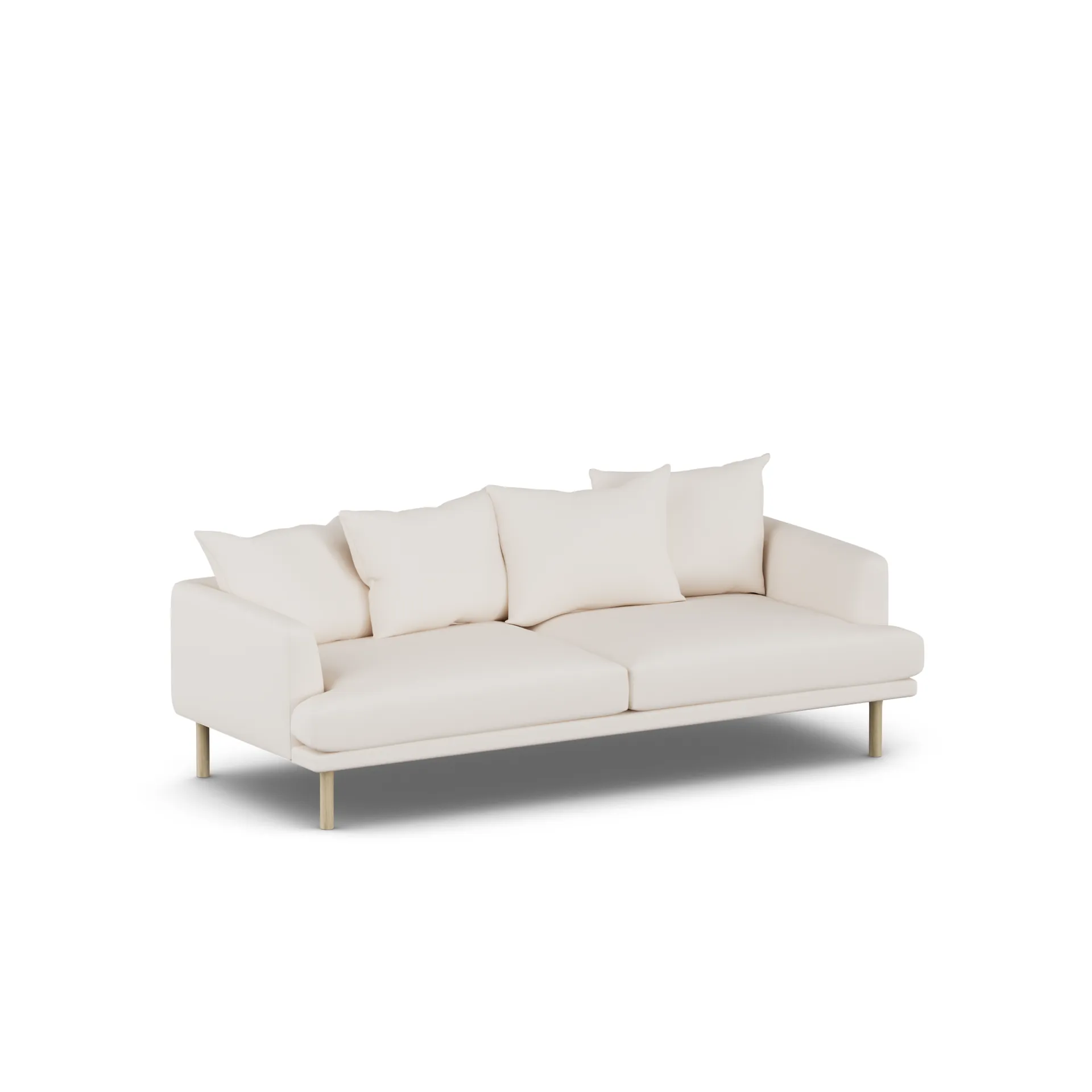 Sjövik sofa, Caleido Beige 9600-witgeoliede eiken, 3-zits 1898