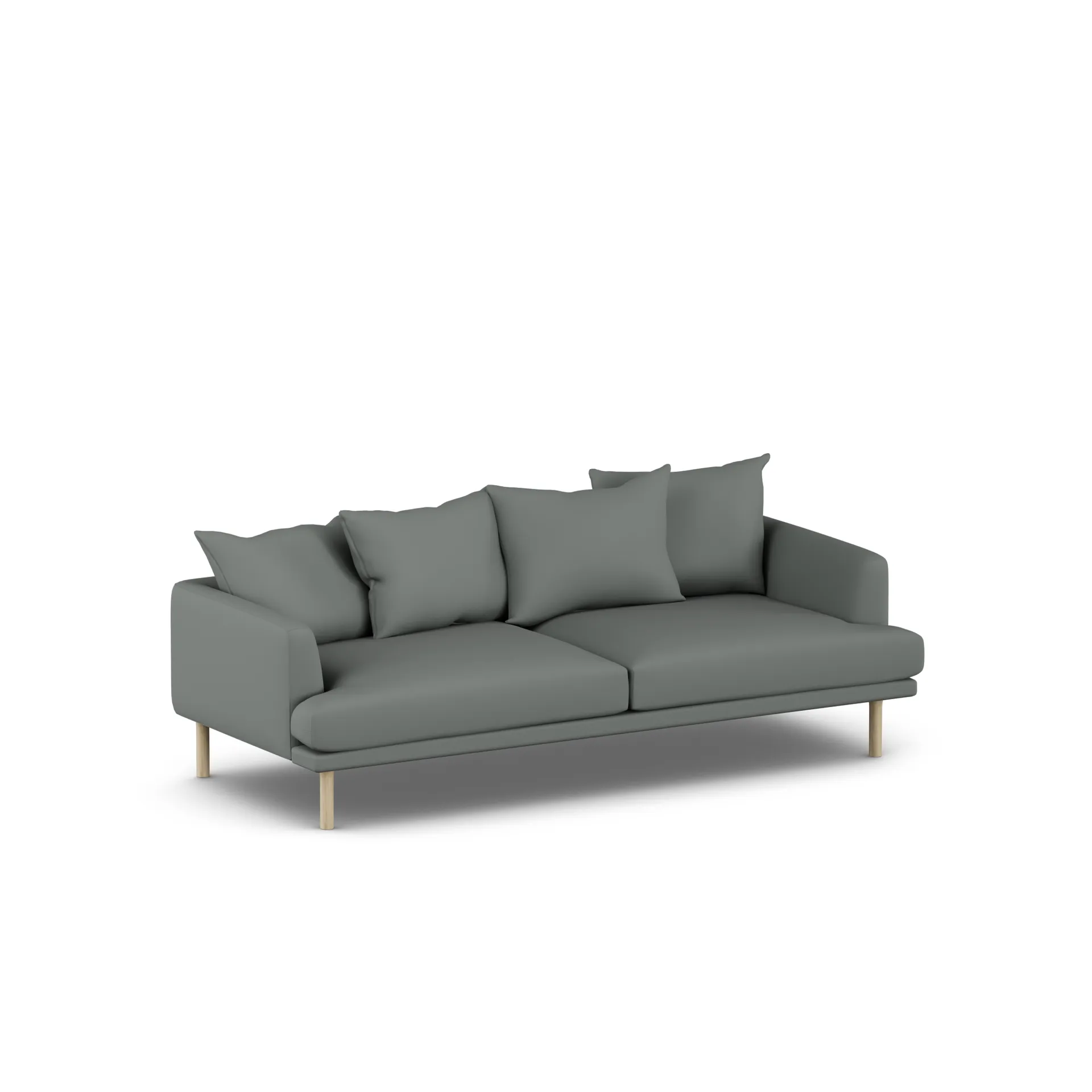 Sjövik sofa, Caleido Grey 1240-witgeoliede eiken, 3-zits 1898