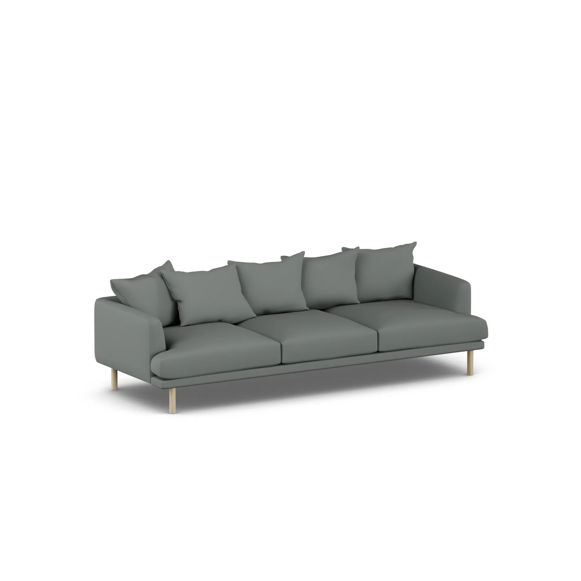 Sjövik sofa, Caleido Grey 1240-witgeoliede eiken, 3,5-zits 1898