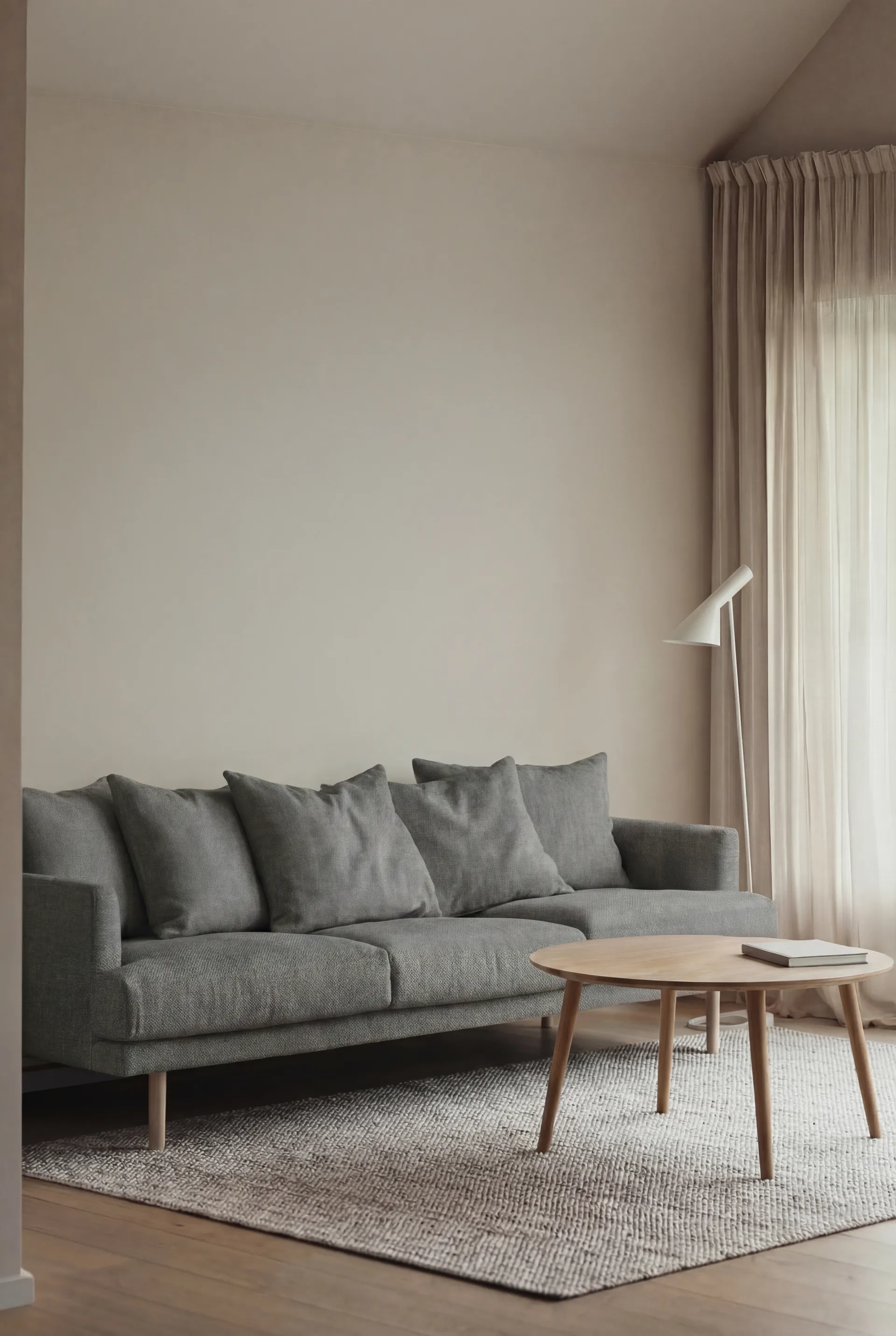 Sjövik sofa, Caleido Grey 1240-witgeoliede eiken, 3,5-zits 1898