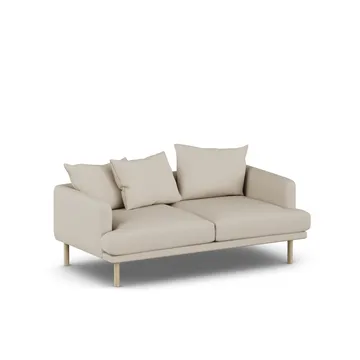Sjövik sofa - Jump Beige 1956-witgeoliede eiken, 2,5-zits - 1898