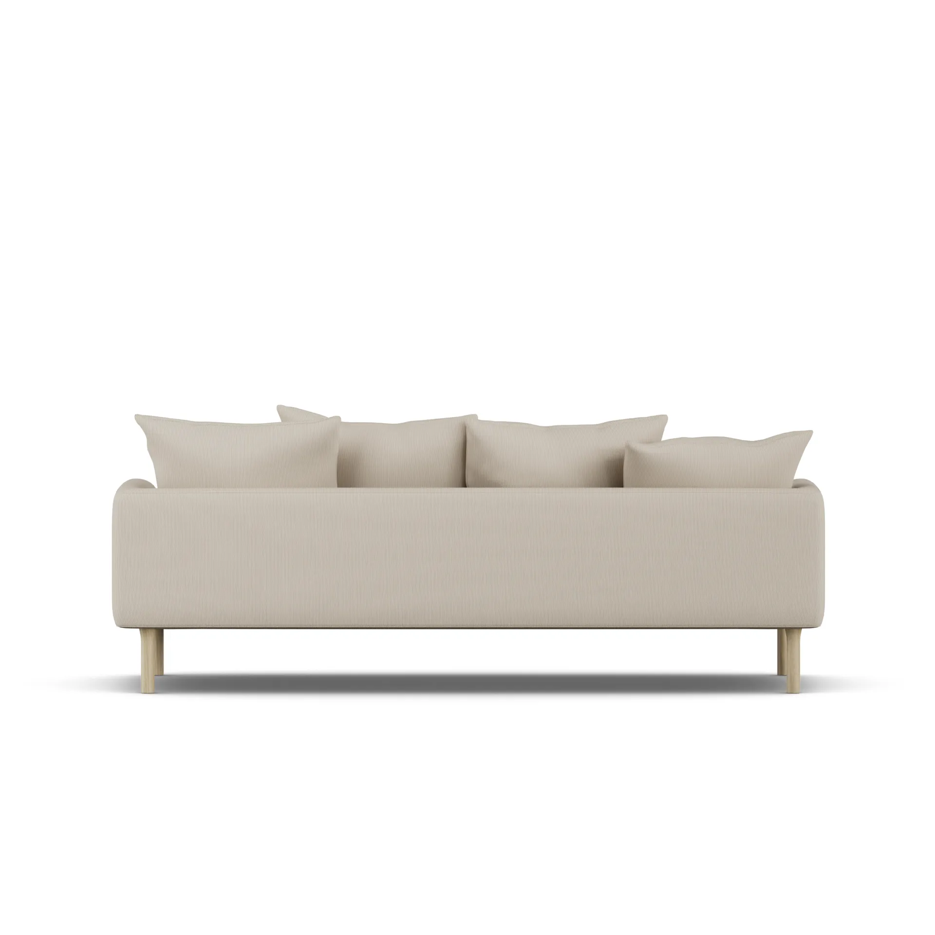 Sjövik sofa, Jump Beige 1956-witgeoliede eiken, 3-zits 1898