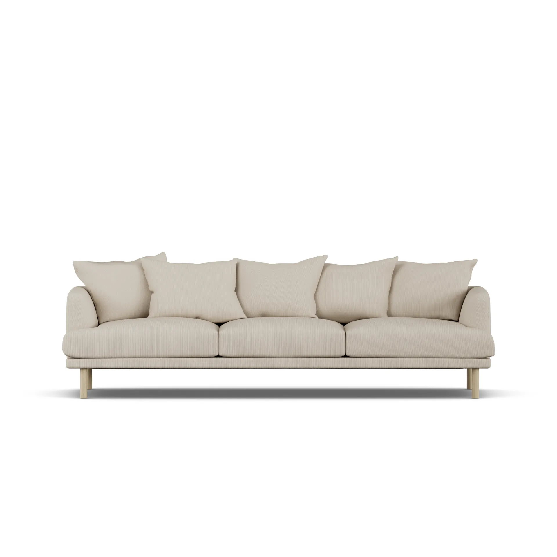 Sjövik sofa, Jump Beige 1956-witgeoliede eiken, 3,5-zits 1898