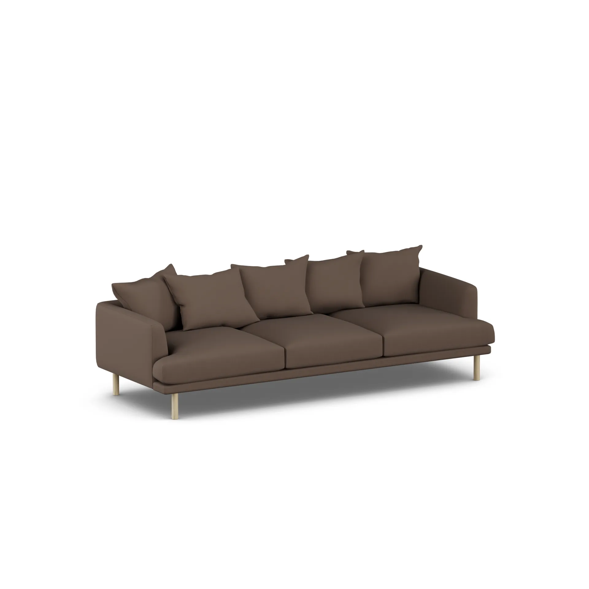 Sjövik sofa, Jump Brown 1955-witgeoliede eiken, 3,5-zits 1898