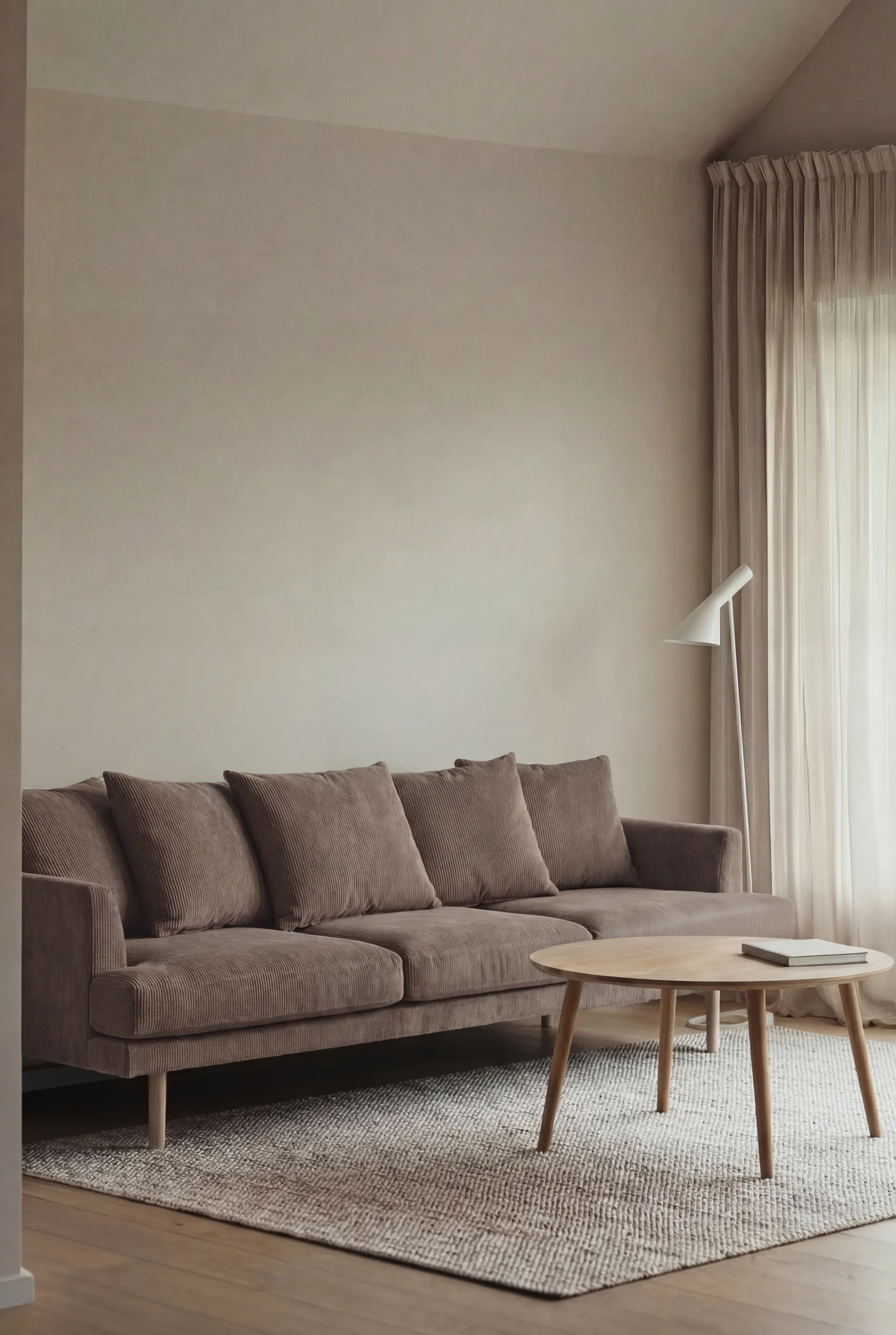 Sjövik sofa, Jump Brown 1955-witgeoliede eiken, 3,5-zits 1898