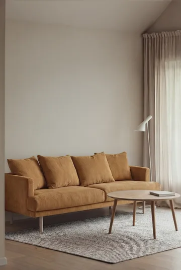 Sjövik sofa - Jump Honey 1959-witgeoliede eiken, 3-zits - 1898