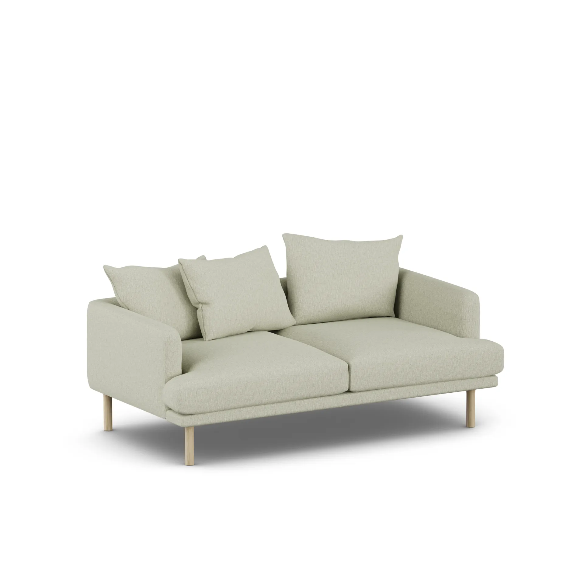 Sjövik sofa, Luiza Beige 3981-witgeoliede eiken, 2,5-zits 1898