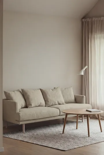 Sjövik sofa - Luiza Beige 3981-witgeoliede eiken, 3-zits - 1898