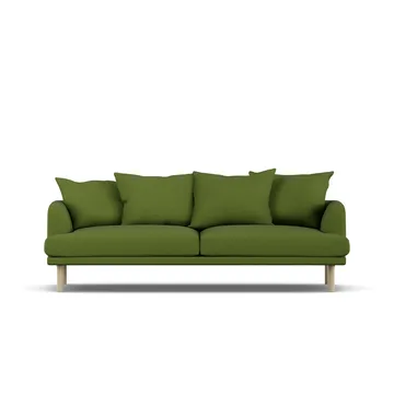 Sjövik sofa - Luiza Green 3975-witgeoliede eiken, 3-zits - 1898