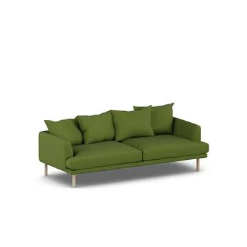 Sjövik sofa - Luiza Green 3975-witgeoliede eiken, 3-zits - 1898