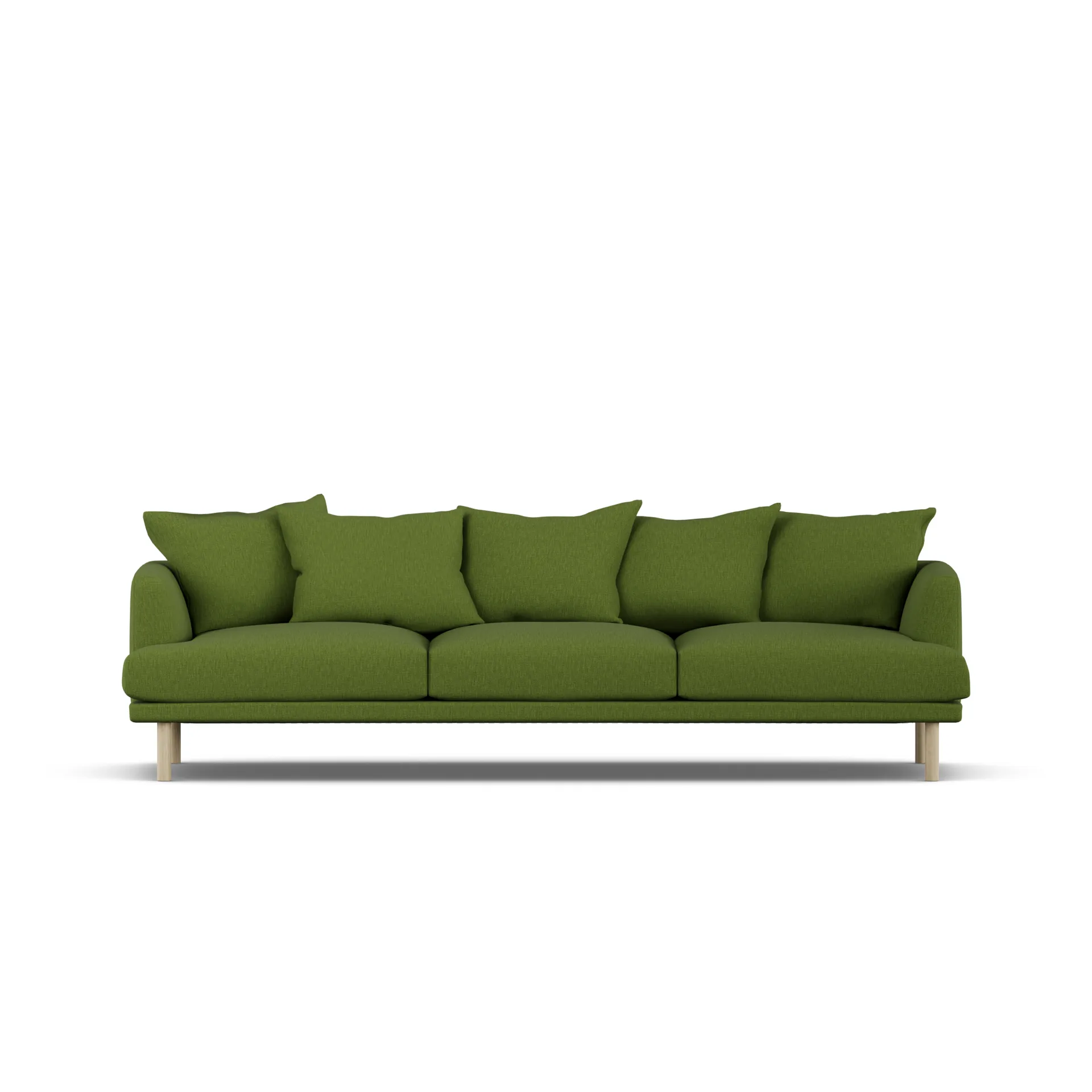 Sjövik sofa, Luiza Green 3975-witgeoliede eiken, 3,5-zits 1898