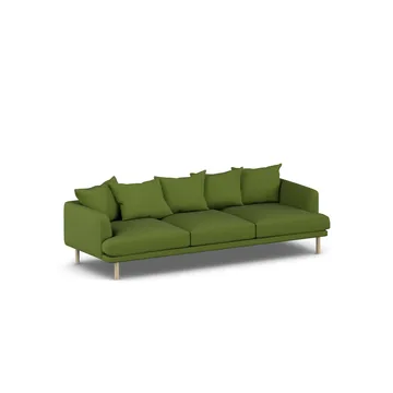 Sjövik sofa - Luiza Green 3975-witgeoliede eiken, 3,5-zits - 1898