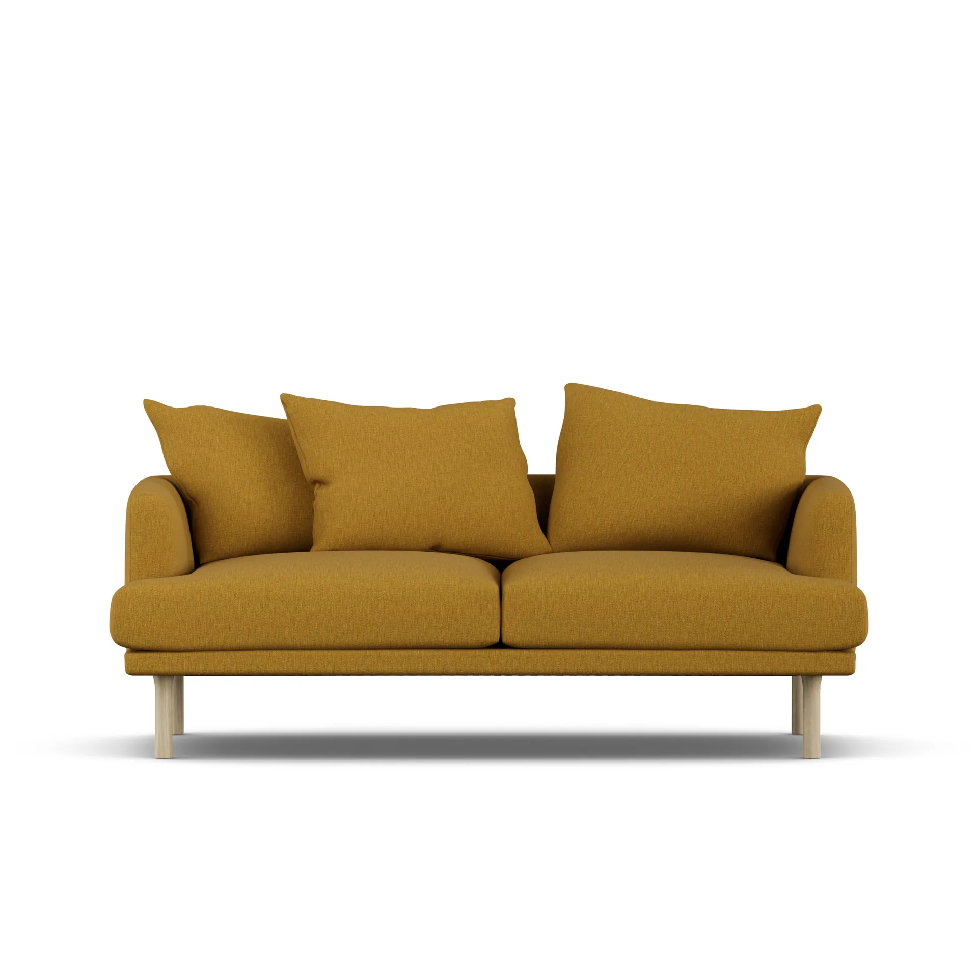 Sjövik sofa, Luiza Mustard 3972-witgeoliede eiken, 2,5-zits 1898