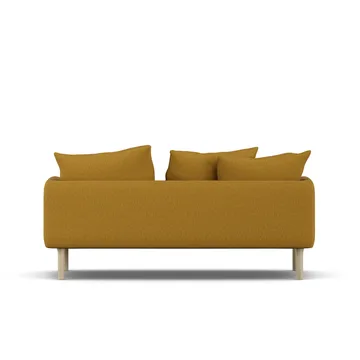 Sjövik sofa - Luiza Mustard 3972-witgeoliede eiken, 2,5-zits - 1898