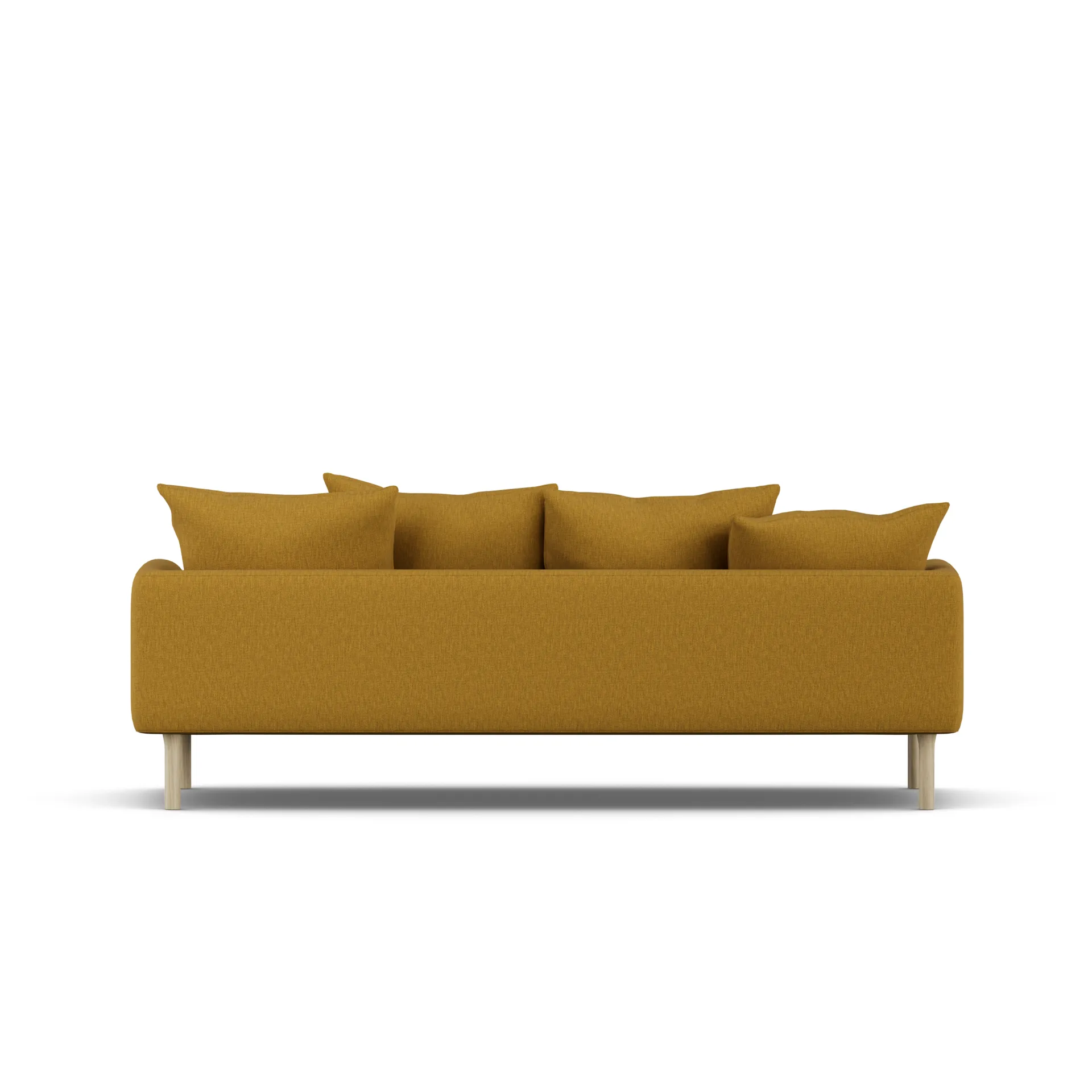 Sjövik sofa, Luiza Mustard 3972-witgeoliede eiken, 3-zits 1898