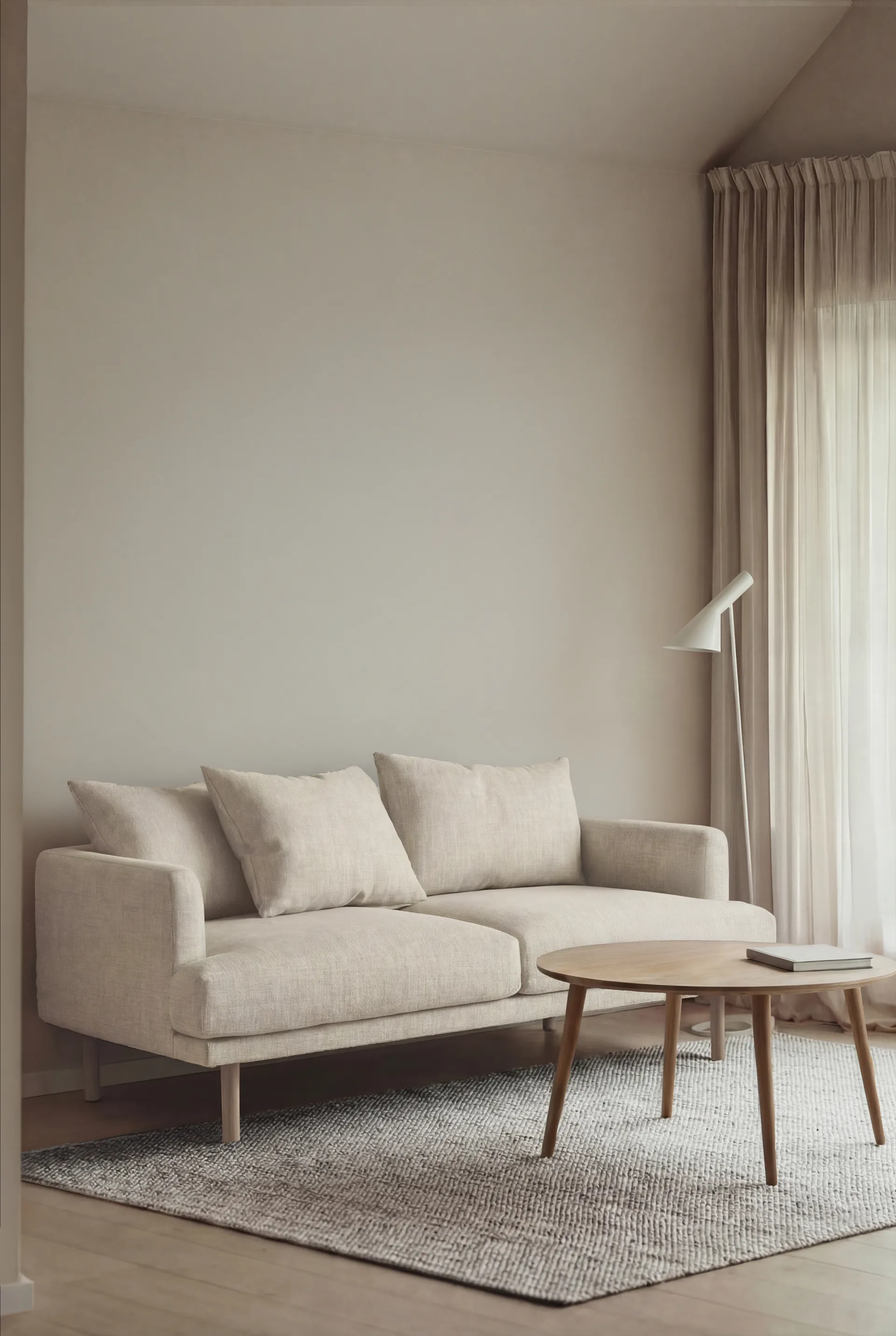 Sjövik sofa, Oslo Nature 1540-witgeoliede eiken, 2,5-zits 1898