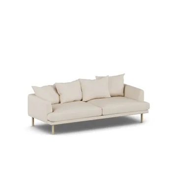 Sjövik sofa - Same Beige 6670-witgeoliede eiken, 3-zits - 1898