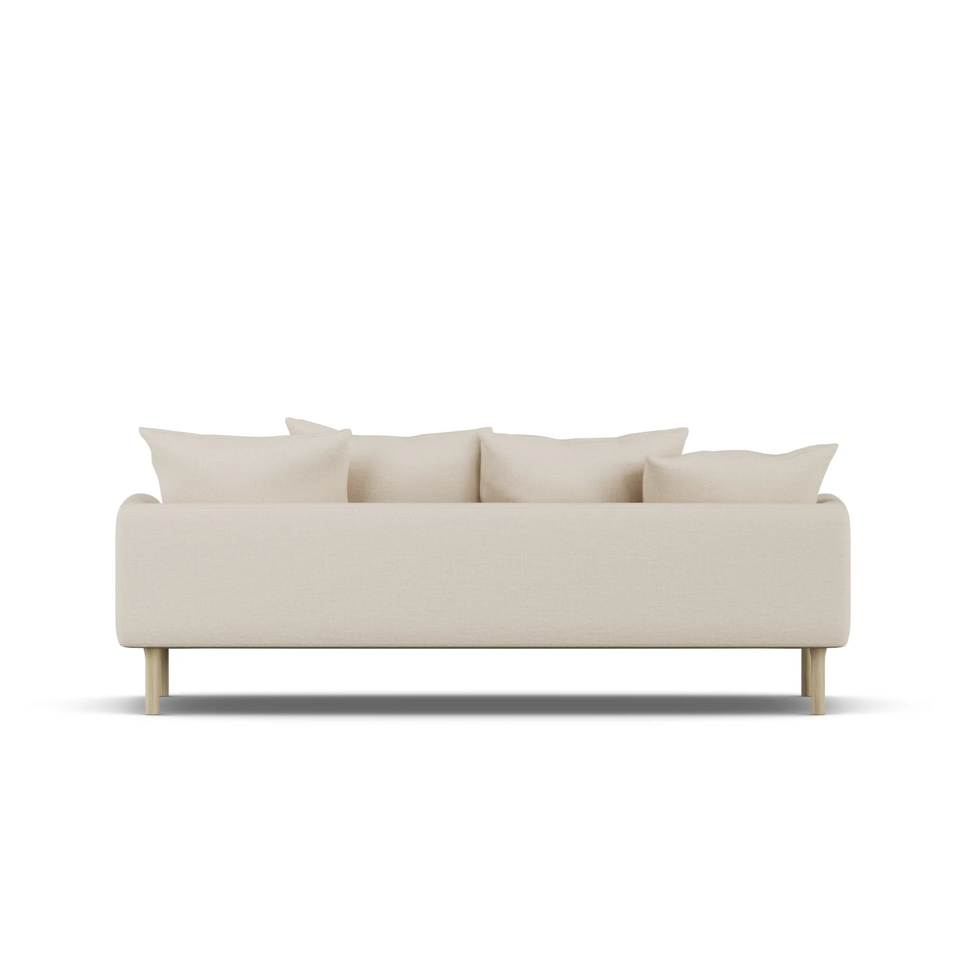 Sjövik sofa, Same Beige 6670-witgeoliede eiken, 3-zits 1898