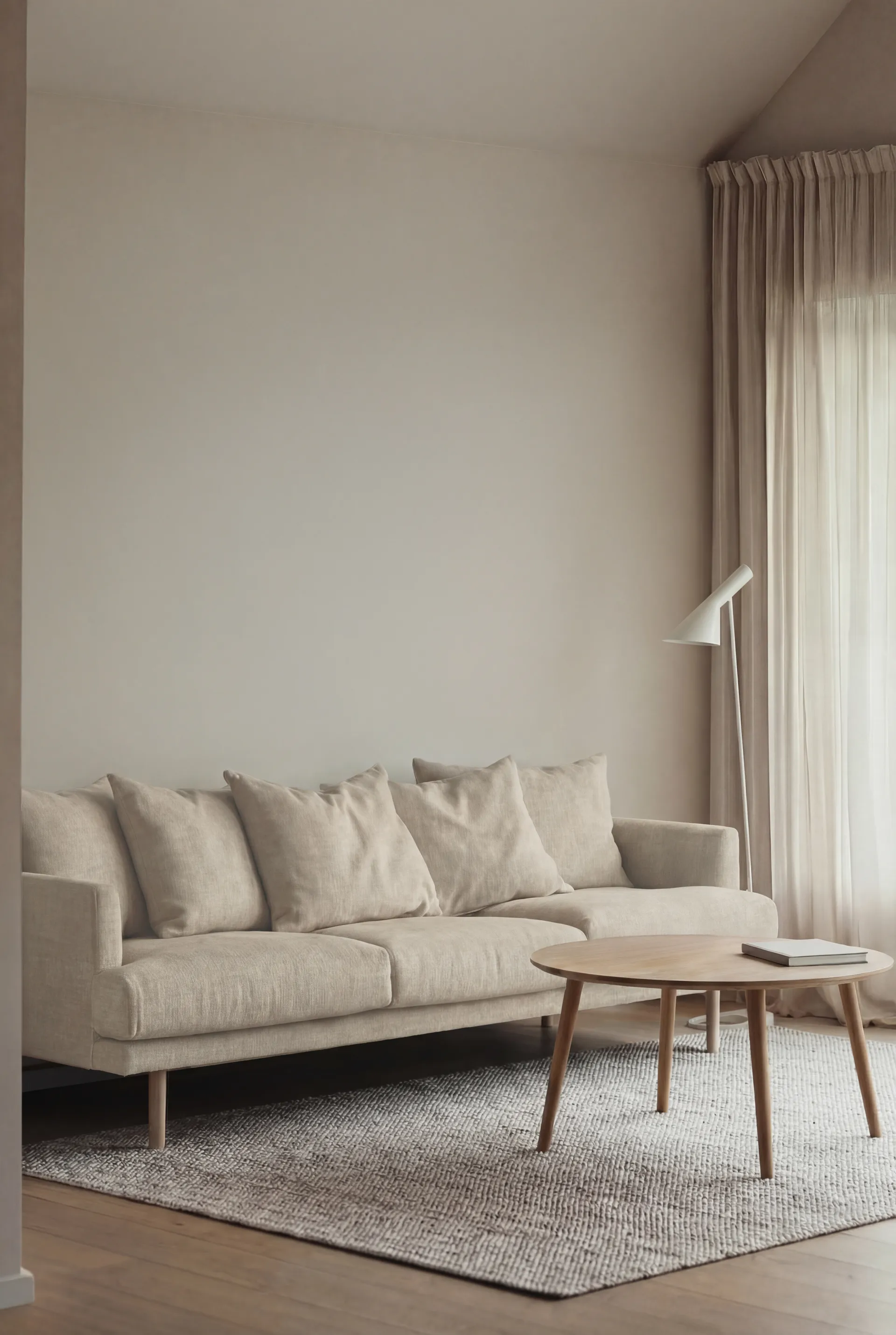 Sjövik sofa, Same Beige 6670-witgeoliede eiken, 3,5-zits 1898