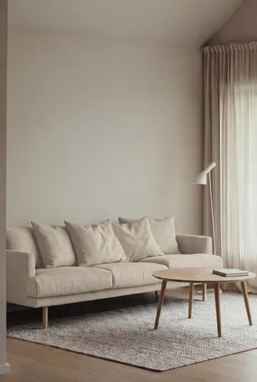 Sjövik sofa - Same Beige 6670-witgeoliede eiken, 3,5-zits - 1898