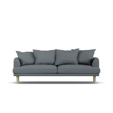 Sjövik sofa - Same Blue 6678-witgeoliede eiken, 3-zits - 1898