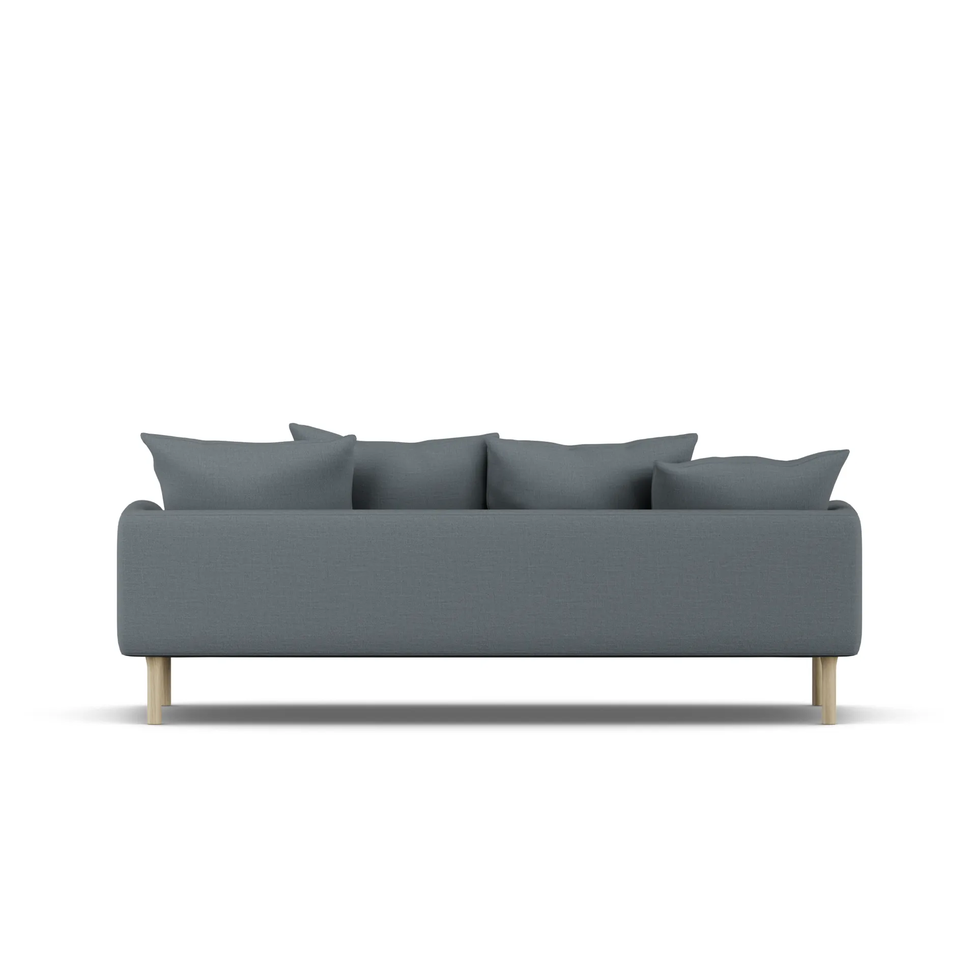Sjövik sofa, Same Blue 6678-witgeoliede eiken, 3-zits 1898