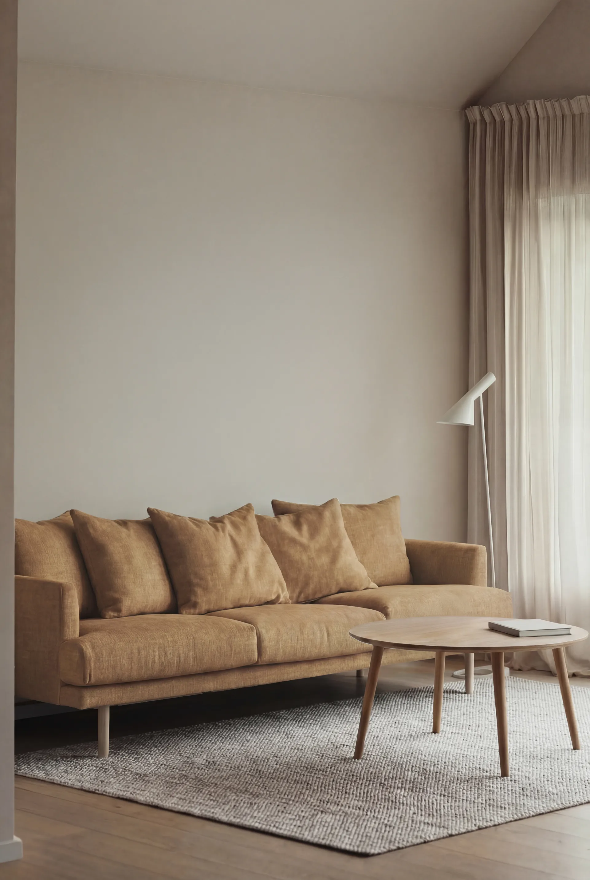 Sjövik sofa, Same Ochre 6676-witgeoliede eiken, 3,5-zits 1898