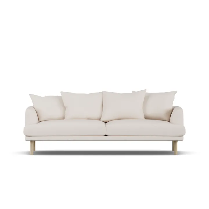 Sjövik sofa - Same Off White 6671-witgeoliede eiken, 3-zits - 1898