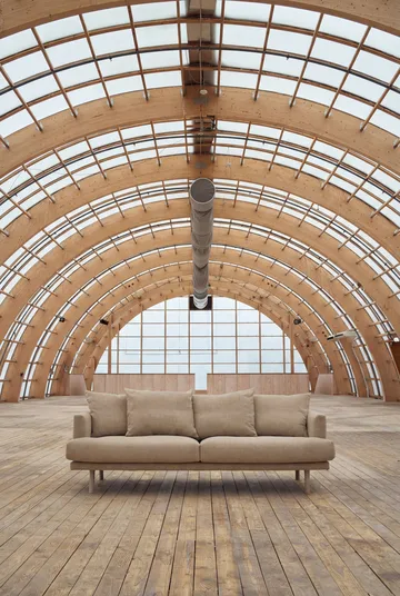 Sjövik sofa - Same Sand 6672-witgeoliede eiken, 3-zits - 1898