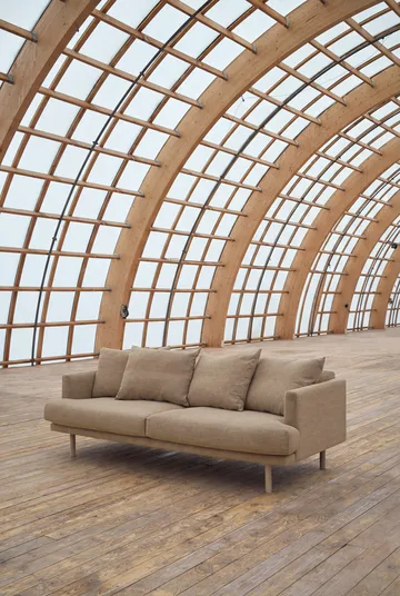 Sjövik sofa - Same Sand 6672-witgeoliede eiken, 3-zits - 1898