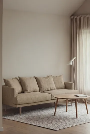 Sjövik sofa - Same Sand 6672-witgeoliede eiken, 3-zits - 1898