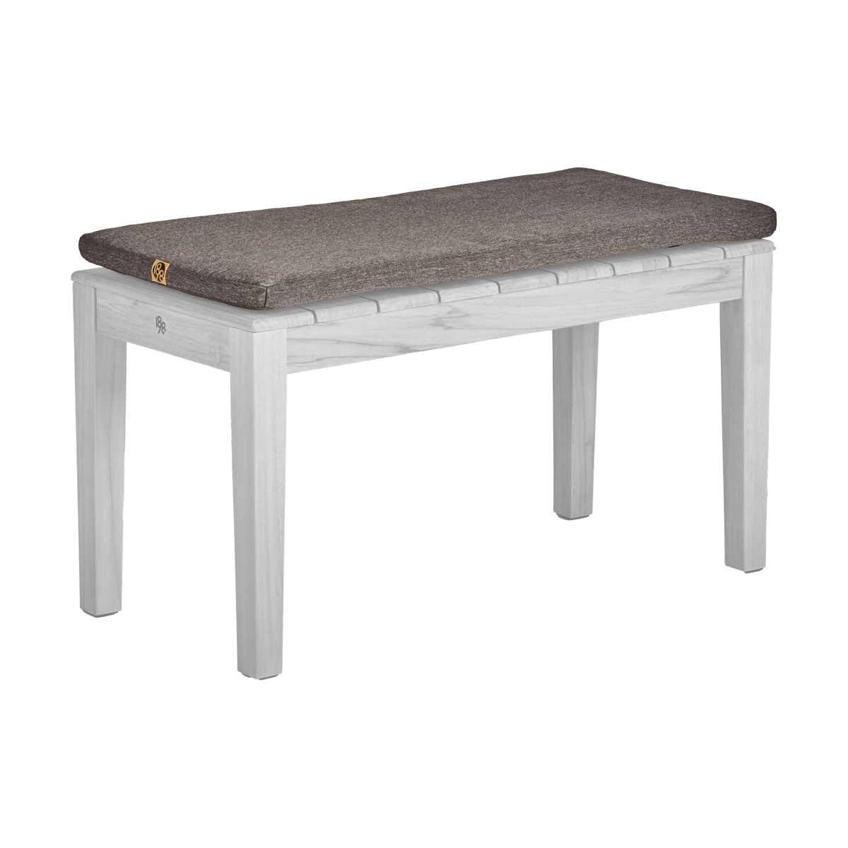 1898 Sköndal bankkussen 40x85 cm Dark grey | Scandinavisch Interieur | Grijs