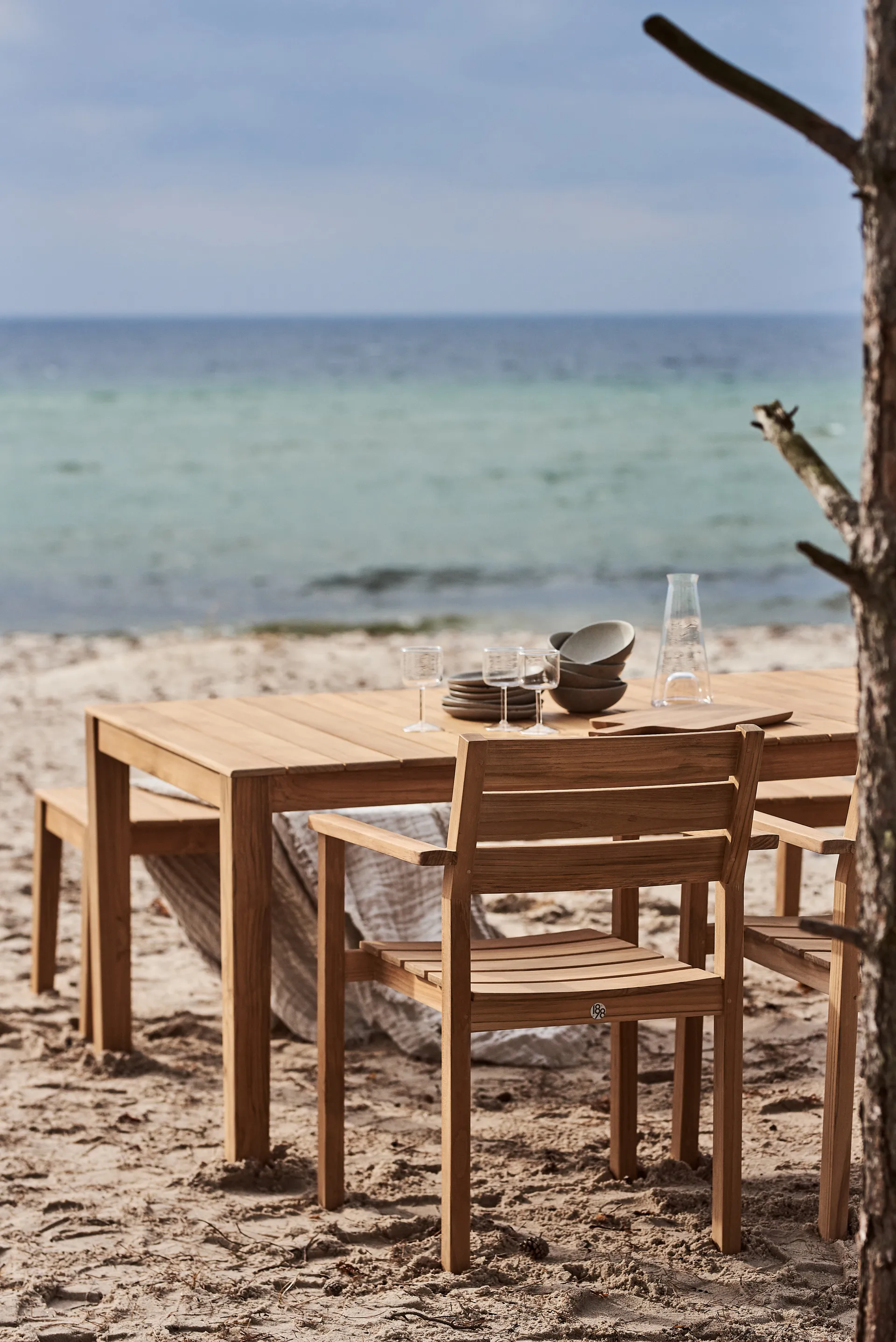 Sköndal eetset met 6 stoelen teak 1898