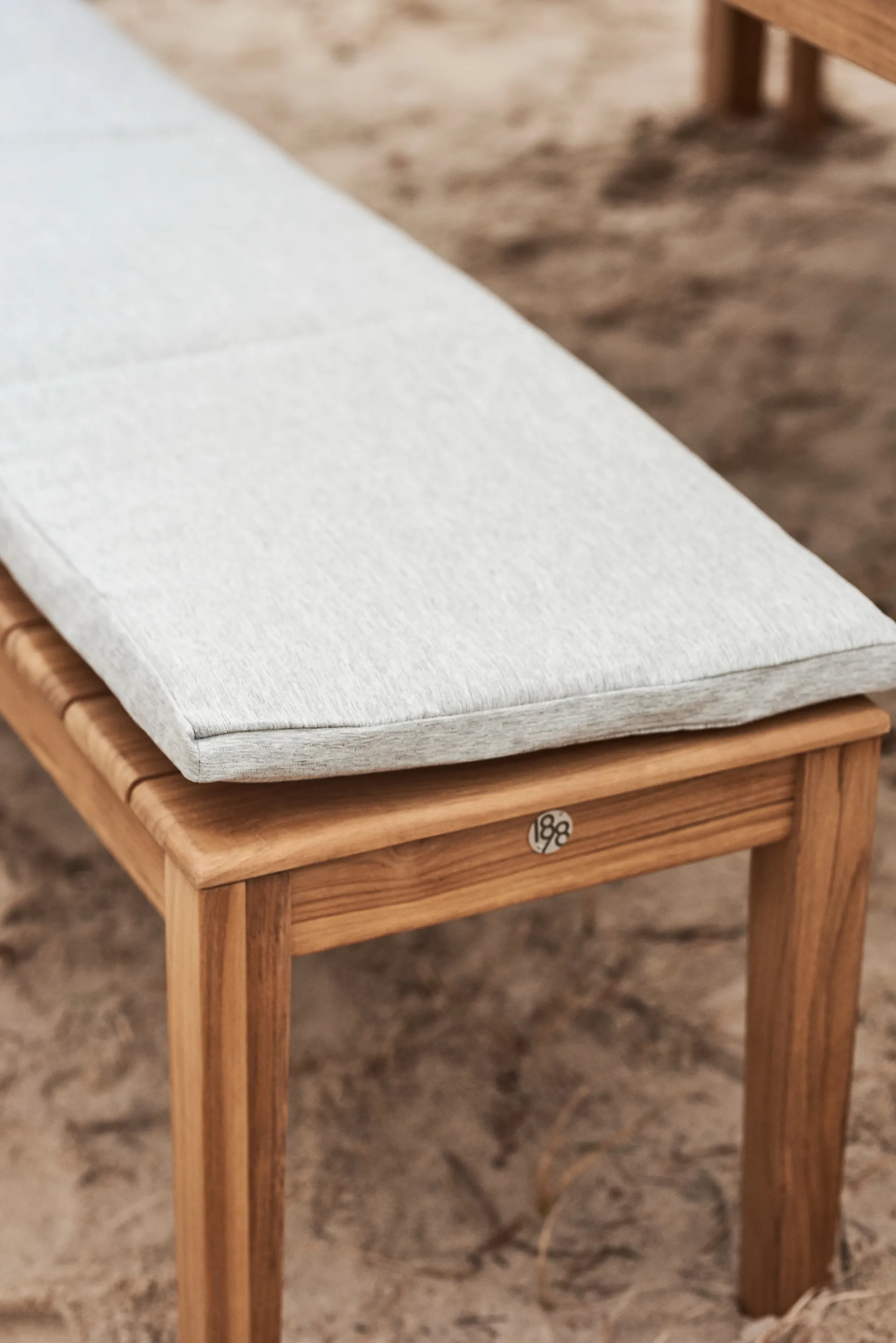 Sköndal kussen voor bankje 40x199 cm, Lichtgrijs 1898