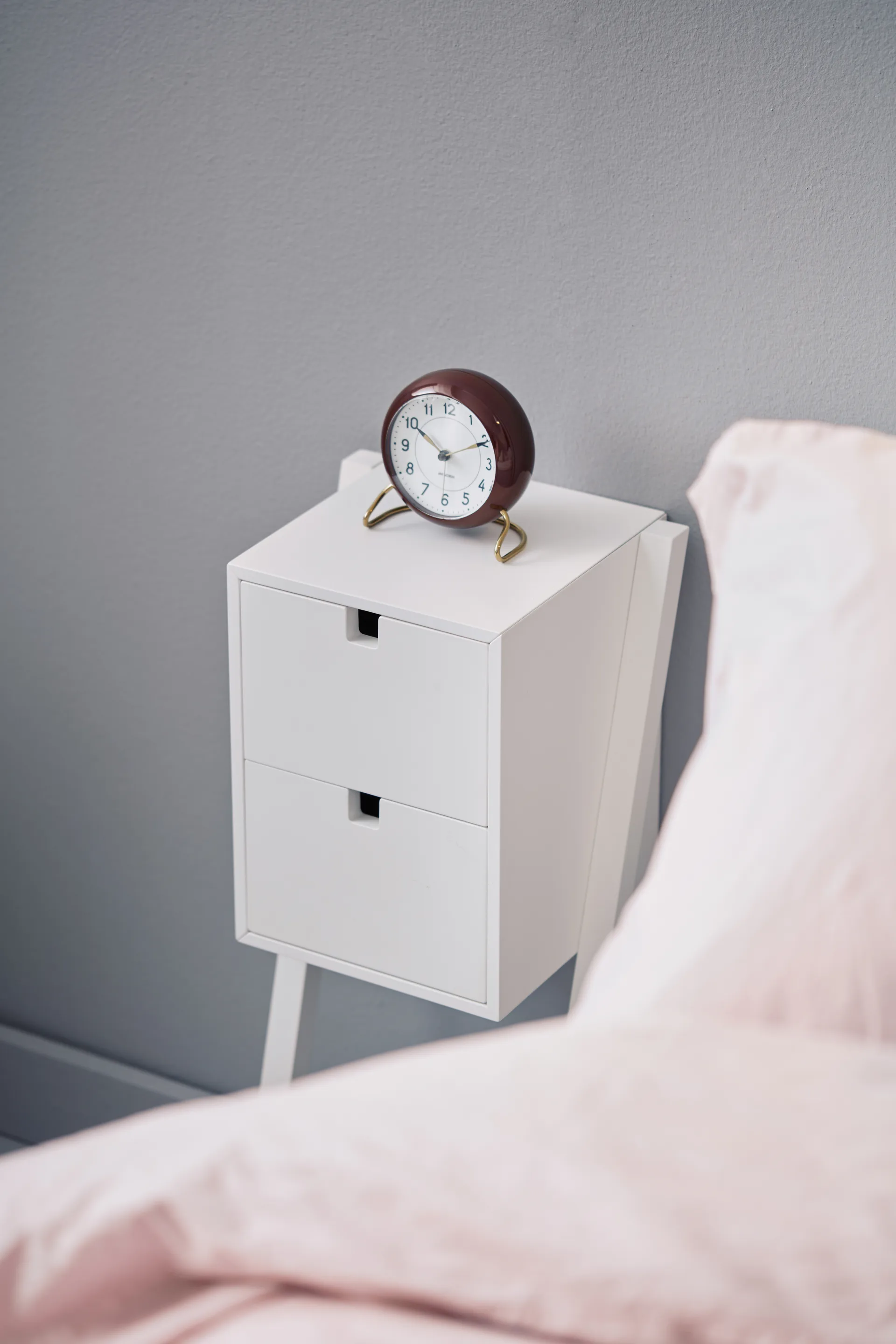 Square bed en halplank, Wit 1898