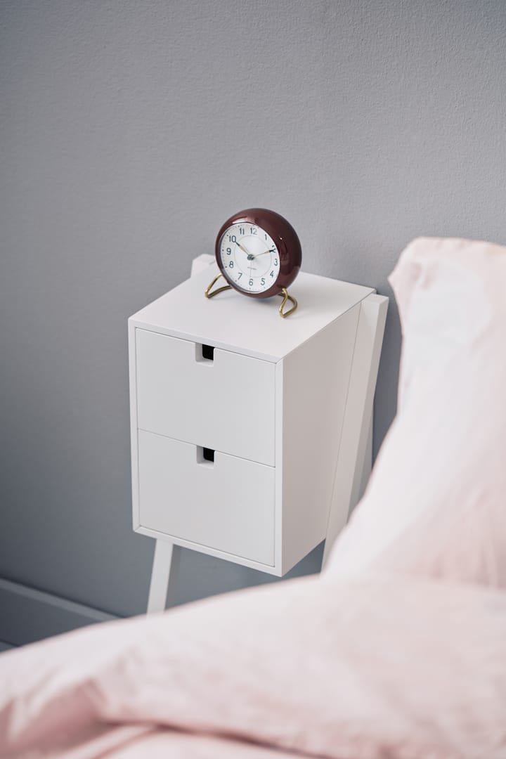 Square bed en halplank, Wit 1898