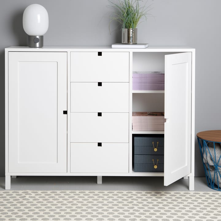 Square dressoir, wit 1898