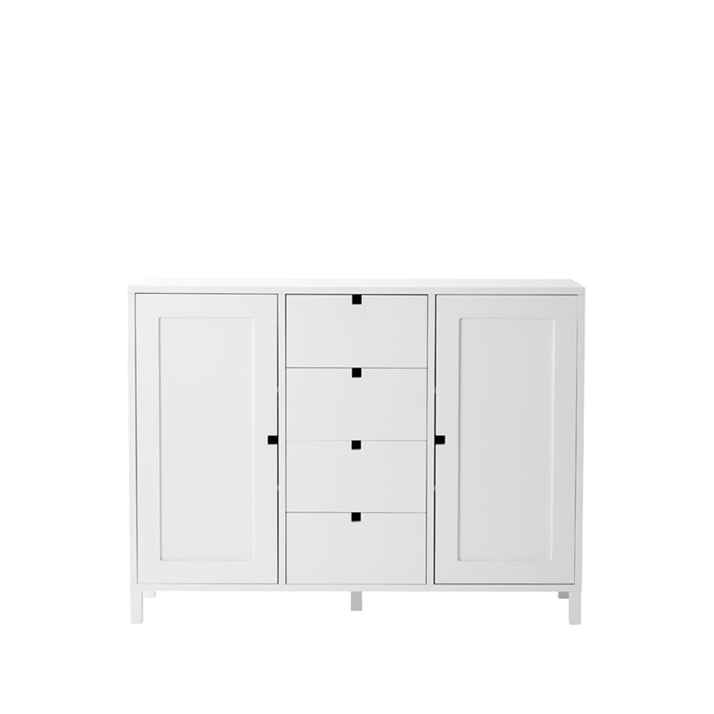 1898 Square dressoir wit