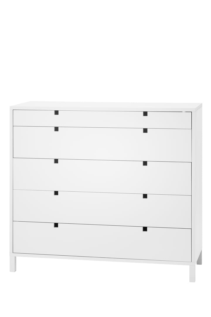 Square ladekast 5 lades, Wit 1898