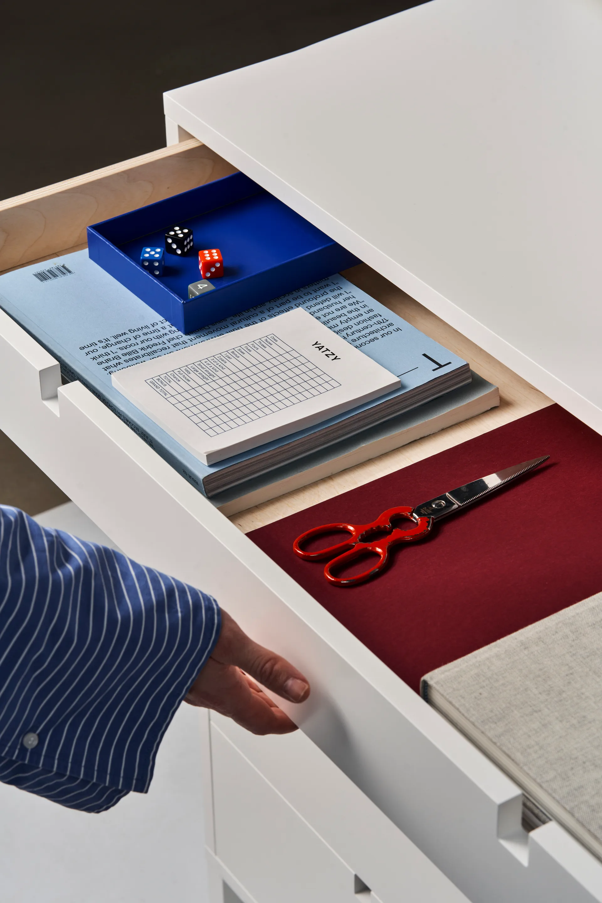 Square ladekast 5 lades, Wit 1898