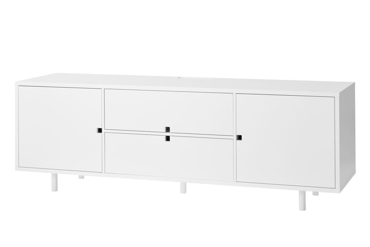 Square tv-meubel, Wit 1898