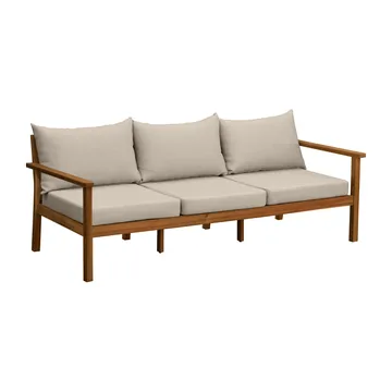 Stockaryd bank 3-zits teak/beige - 1898