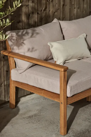 Stockaryd bank 3-zits teak/beige - 1898
