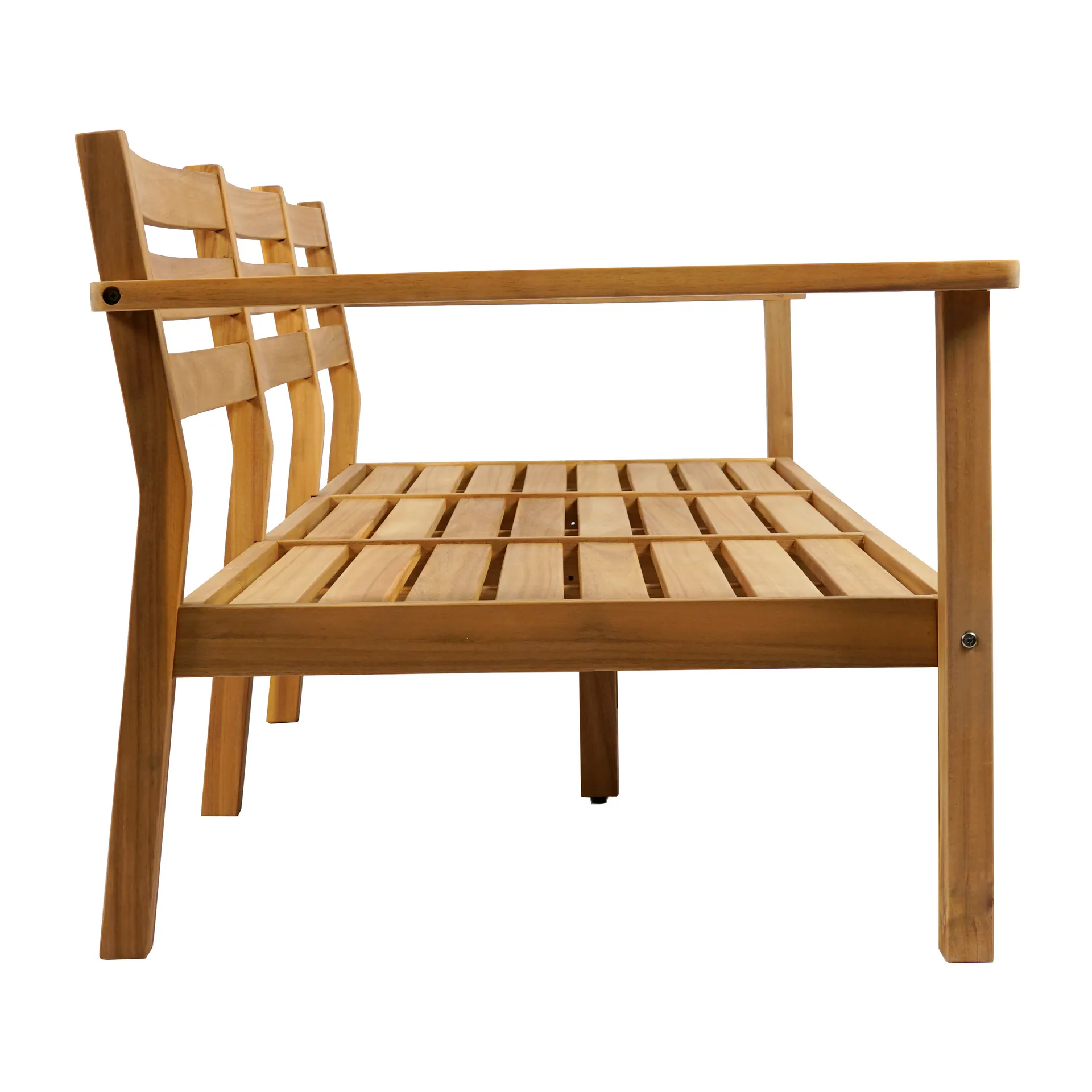 Stockaryd bank 3-zits teak/beige 1898
