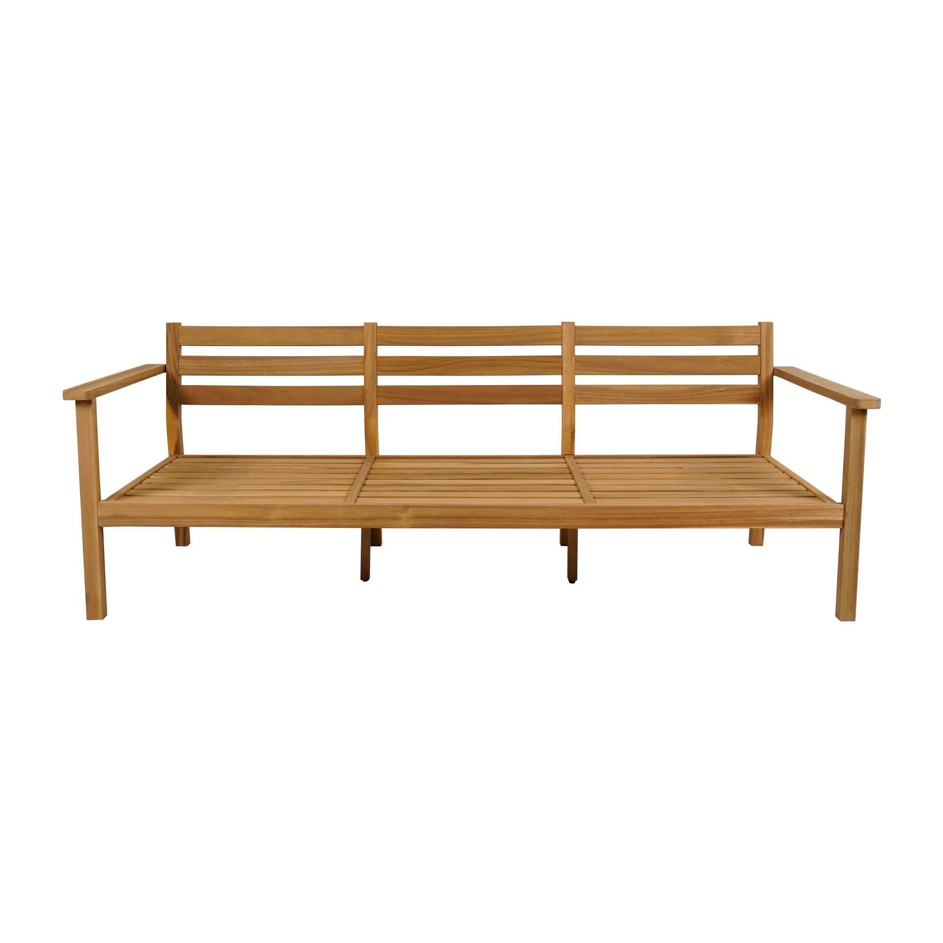 Stockaryd bank 3-zits teak/light grey 1898