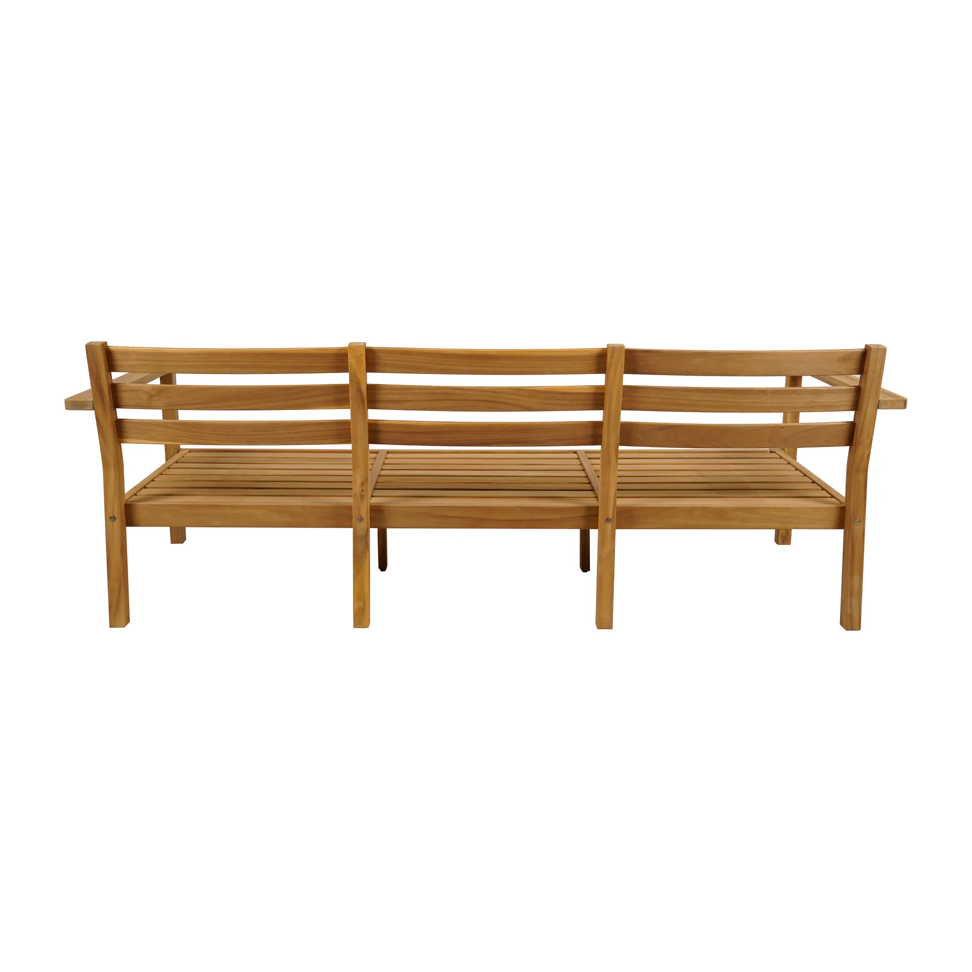 Stockaryd bank 3-zits teak/light grey 1898