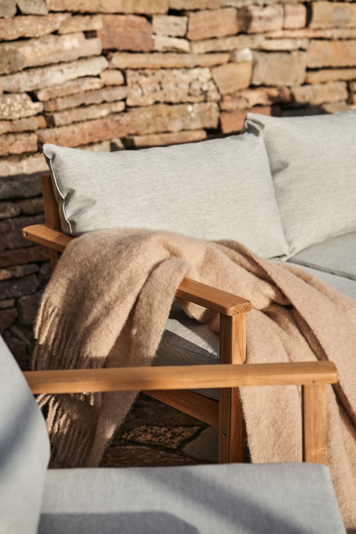 Stockaryd bank 3-zits teak/light grey 1898