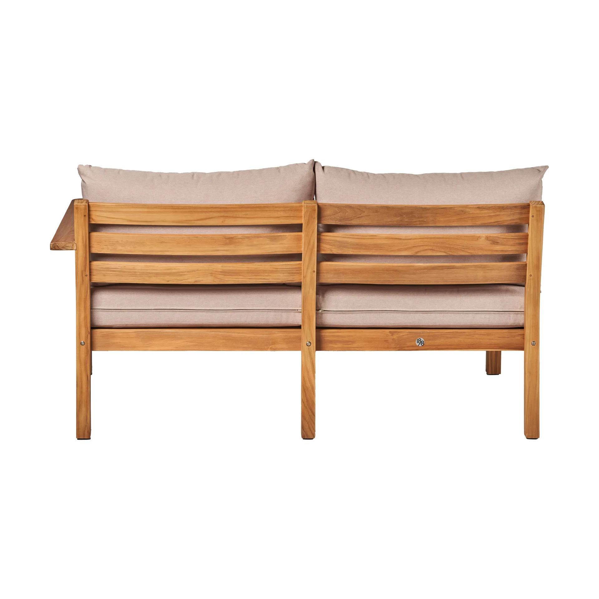 Stockaryd bankmodule 2-zits links teak/beige,  1898